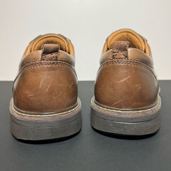 Mens ECCO Brown Leather Lace Up Oxford Shoes / Size 10-10.5 / EU 44 - Picture 9 of 9